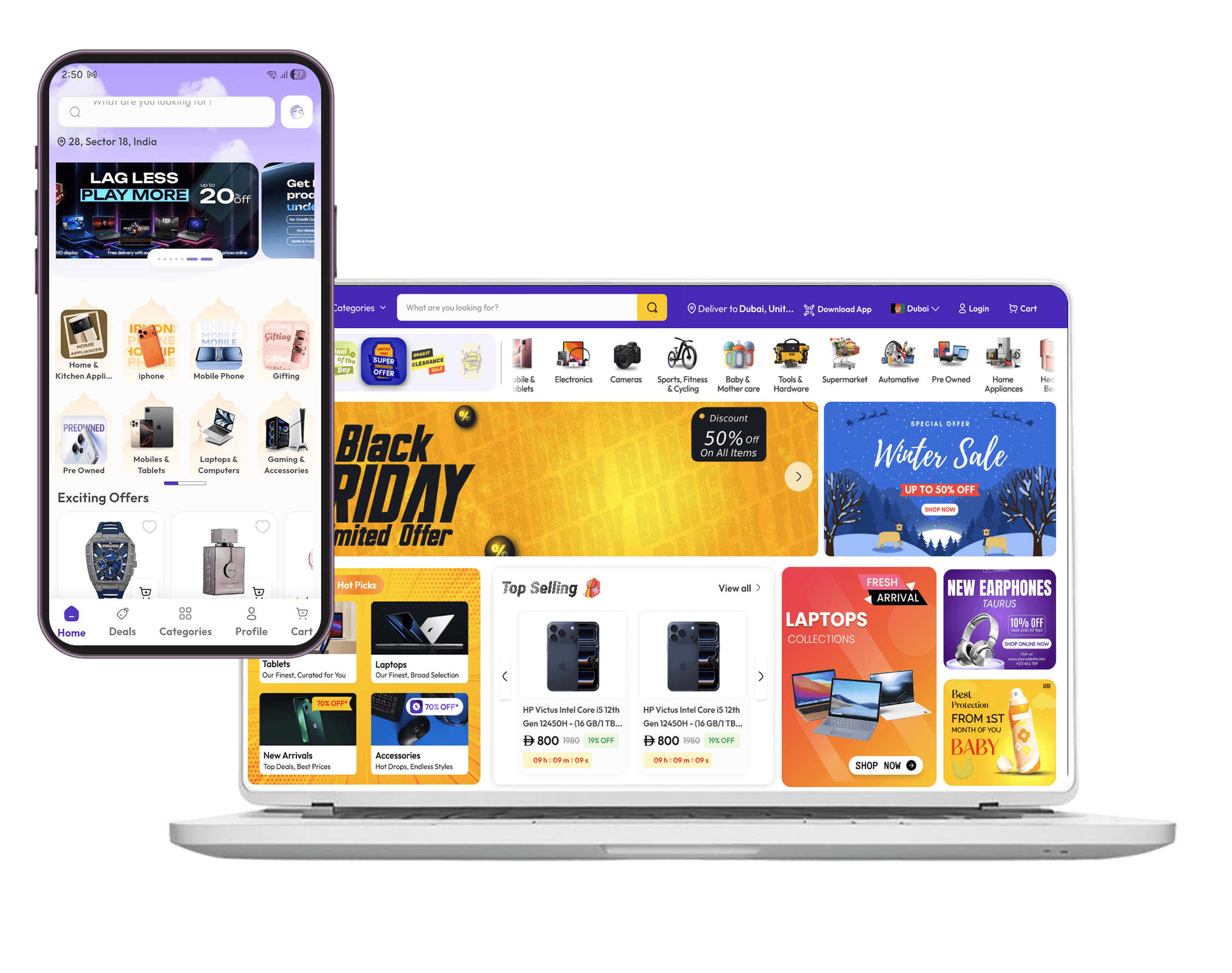 OurShopee on desktop